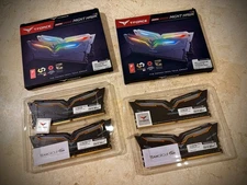 32GB (4x8GB) DDR4 RAM 4000MHz CL18 T-Force Night Hawk RGB PC Memory (RRP AU$598)