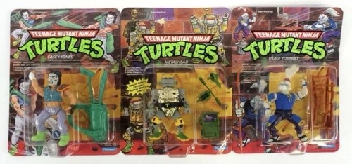 Playmates Teenage Mutant Ninja Turtles 1989 Lot Of 3 Casey Jones Metalhead Usagi