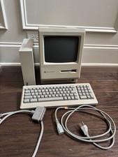 Vintage Apple Macintosh Plus 1MB - M0001A w/Cord, Keyboard,  Club Mac Drive Lot