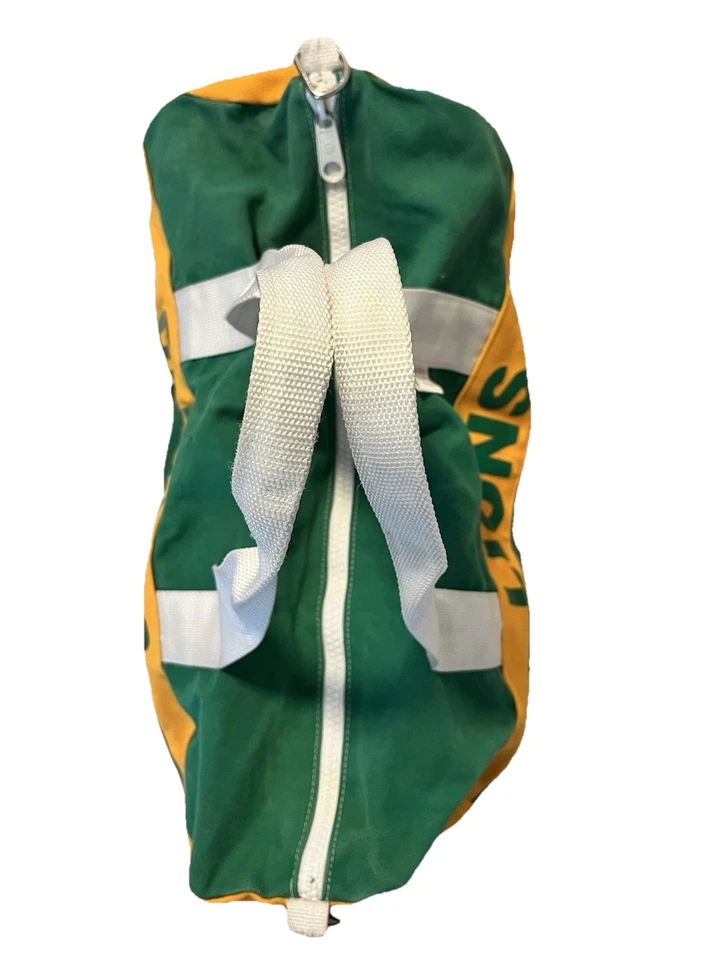 Bolso de Lona de Viaje Deportivo De Colección Años 60 Hecho a Medida en EE. UU. West Linn Lions Foto 4 de 4