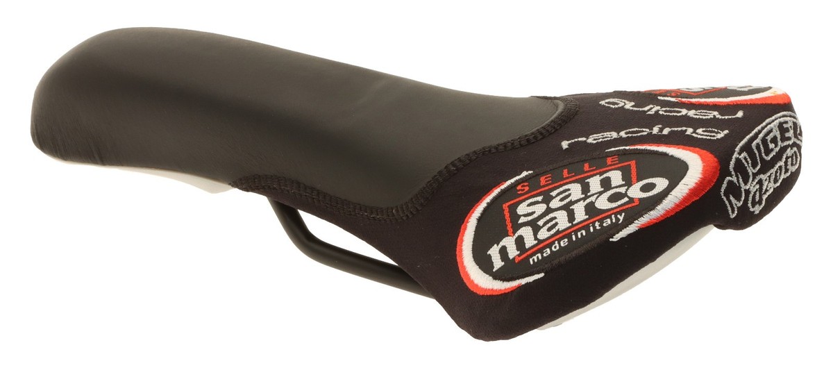 Selle San Marco Azoto Racing Saddle MT Gel Chromoly Rails Black