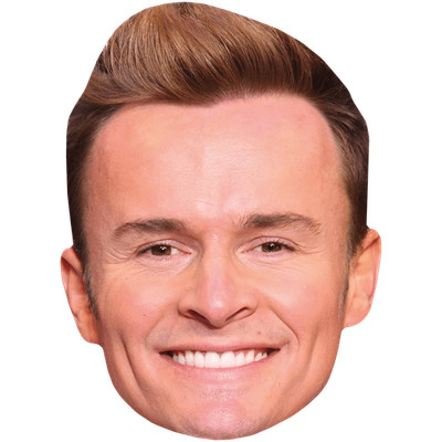Jon Lee (Smile) Celebrity Mask, Flat Card Face, Fancy Dress Mask