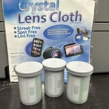 Fujifilm 200 Color Negative Film 35mm Roll Film, 36 Exposures, 3-Pack W/CLOTH