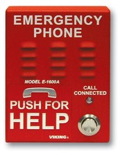 Viking Electronics - E-1600A - Viking Electronics E-1600A Emergency Phone - Red