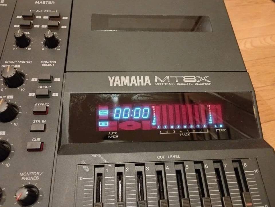Junk Yamaha MT8X Multitrack Cassette Tape Recorder 8-Track Mixer - Image 4 of 4