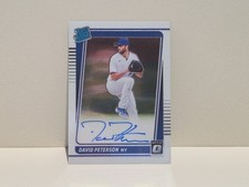 2021 Donruss Optic David Peters Rated Rookie Signatures Auto RC