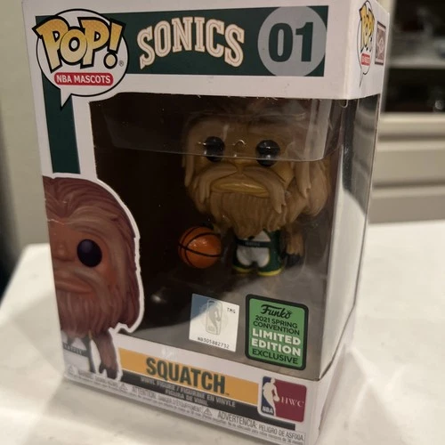 Sonics NBA Mascot Squatch 2021 Limited Edition Exclusive Funko Pop! Vinyl #01