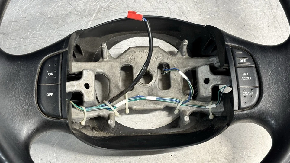 97-04 Ford F Series Pickup Econoline Van Steering Wheel W/Cruise Control Buttons Foto 4 de 4