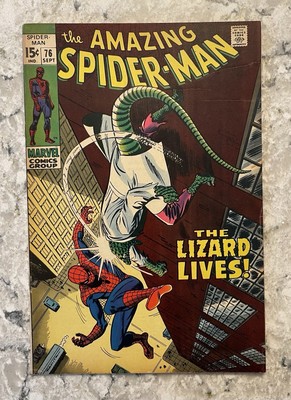 The Amazing Spider-Man #76  THE LIZARD LIVES!   (Marvel Comics September 1969)