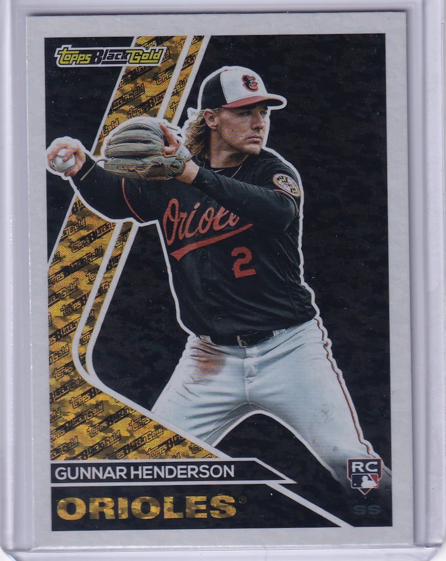 2023 Topps Update Series - Topps Black Gold Gunnar Henderson #BG-2 (RC)