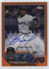 2023 Topps Chrome Update Orange Refractor 19/25 George Soriano #AC-GSO Auto 4h2