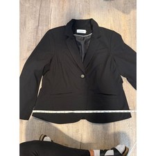 Calvin Klein Women s Size 16 Black Blazer