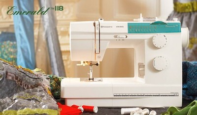 Husqvarna Viking Emerald 118 Sewing Machine NIB W/warranty
