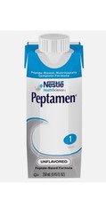 24 Nestle Peptamen 1.0 Adult Tube Feeding Formula Unflavored 250mL Exp 11/26