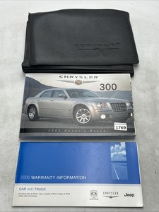 2006 Chrysler 300 Owner's Manual – Operator Guide, Fuses, Fluids, Specs – Bishko