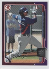 2015 Bowman Prospects Purple 120/250 Erik Gonzalez #BP48 0l2