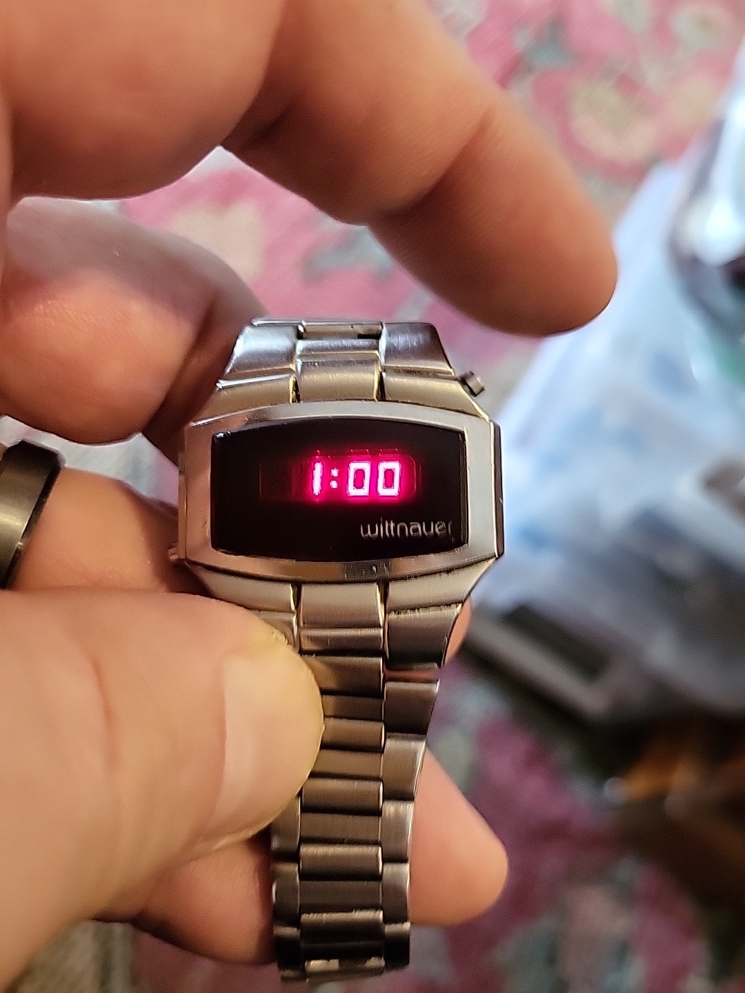 Watch Vintage 1970s SS Band Polara Original Wittnauer and LED - vintagewatches.pk