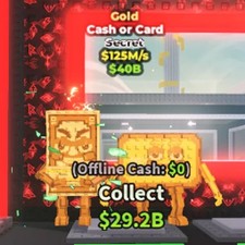 Gold cash or card steal a brainrot   New 