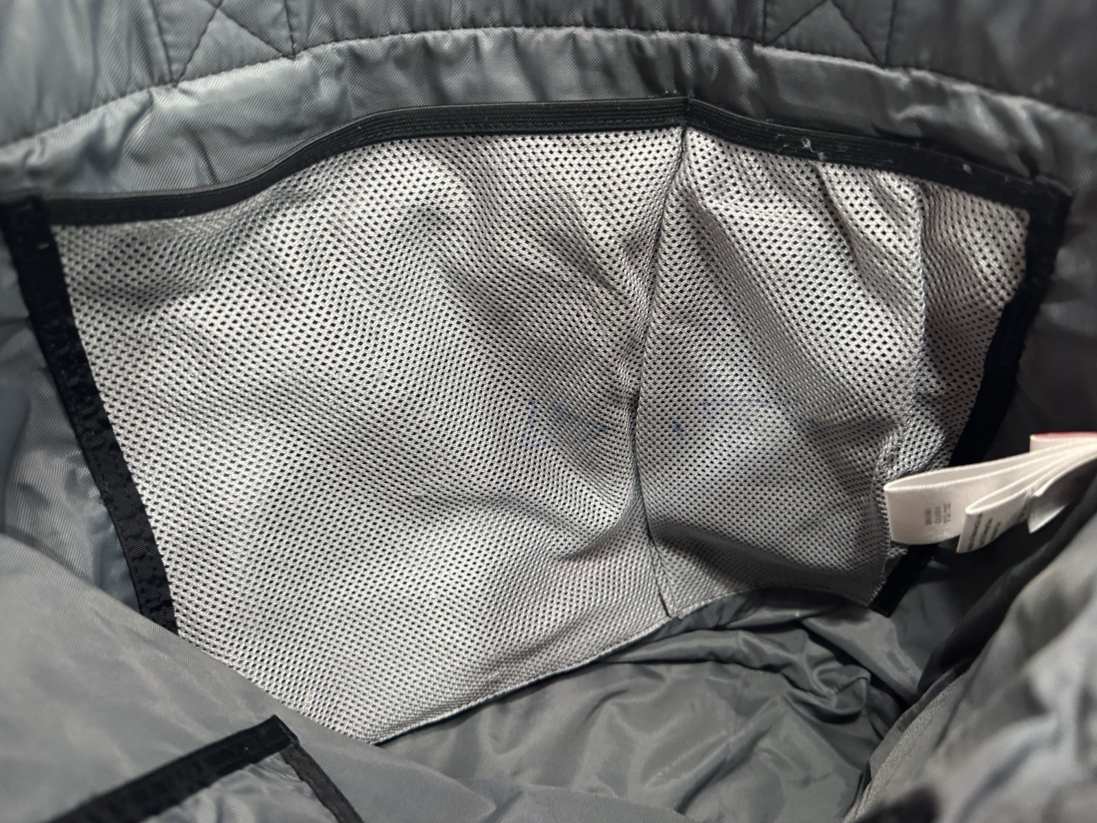 The North Face Plaid Tote Black Gray White Utility / Travel Bag thumbnail 6