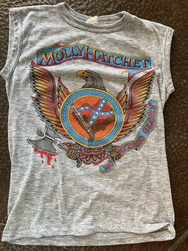Molly Hatchet vintage No Guts No Glory Shirt Small