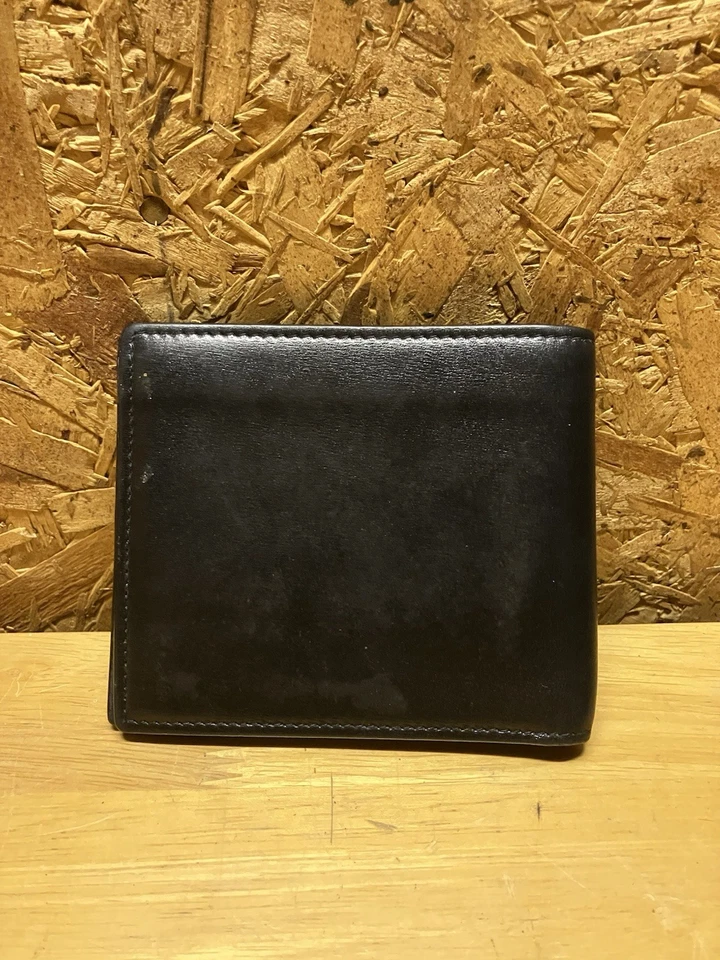 YSL Saint Laurent Paris Monogram Bifold Wallet Black Gold-Tone Billfold Calfskin - Image 4 of 4