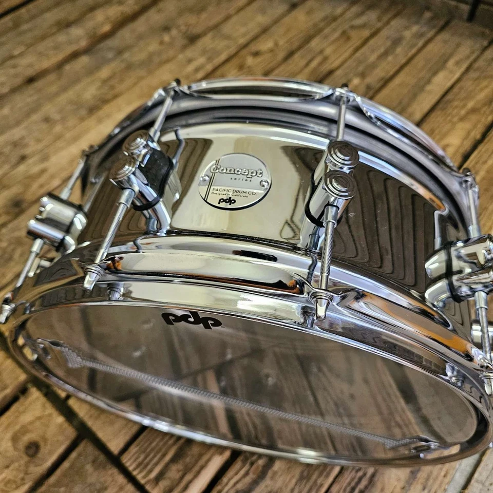 Snare Drum 14" PDP By DW Concept Steel USED! RKPDP260925 - Image 3 of 3