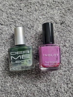 Dermelect Inglot Nail Polish 2pc Lot