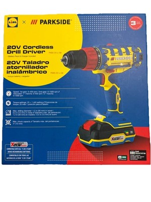 Limited Edition LIDL x PARKSIDE 20V Cordless Drill Driver