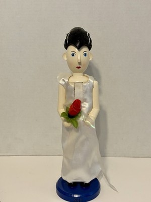 Bride of Frankenstein Halloween Nutcracker 14 in. tall