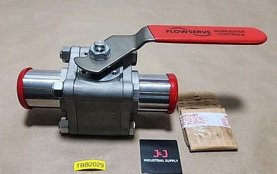 *NEW* Flowserve Worcester WK4466RTXB0 2'' Stainless Ball Valve CF3M + Warranty! 
