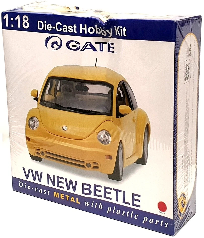 Kit puerta escala 1/18 sin construir 06037 - Volkswagen VW nuevo escarabajo - rojo Foto 2 de 4