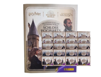 Panini Harry Potter Sticker Guide 3 Schloss Hogwarts / 1x Stickeralbum + 20x Tüt