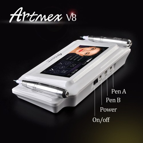 MTS PMU System Artmex V8 Permanent Makeup Tattoo Pen Machine EyeBrow Lip Rotary - Picture 5 of 7
