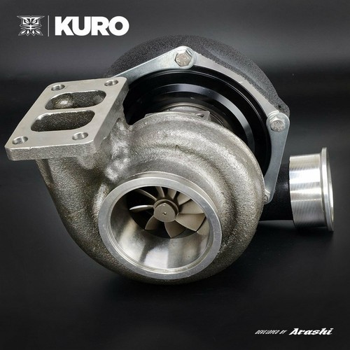 KURO 4" GTX3584RS GEN2 Billet Ball Bearing Turbo V-band Type T3 0.83 A/R 1000 HP - Picture 5 of 6