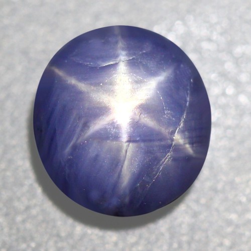 2.76 CT AWESOME 6 RAYS FLASHING UNHEATED STAR SAPPHIRE LOOSE GEMSTONE - Picture 2 of 3