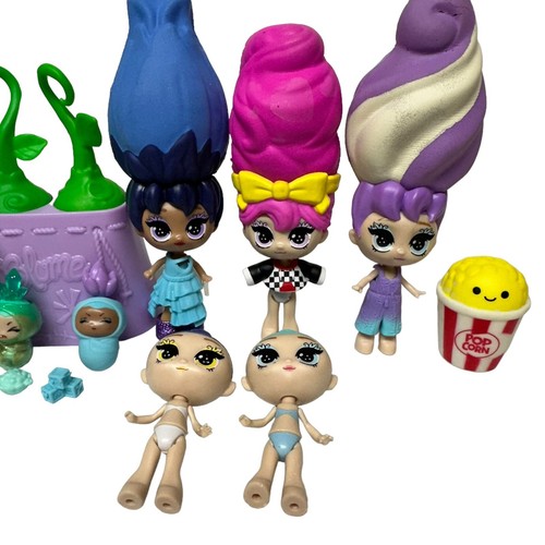 Lot Skyrocket Blume Secret Surprise & Baby Pop Dolls Figures Squishy Foam Hair - Picture 6 of 15