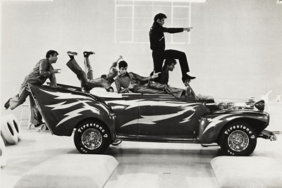 Grease Lightning, Black and white, John Travolta Poster