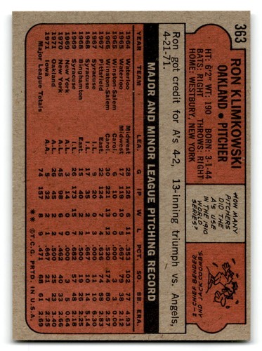 1972 Topps Baseball #251-500 EX/MT to NM You Choose Complete Your Set - Picture 227 of 497