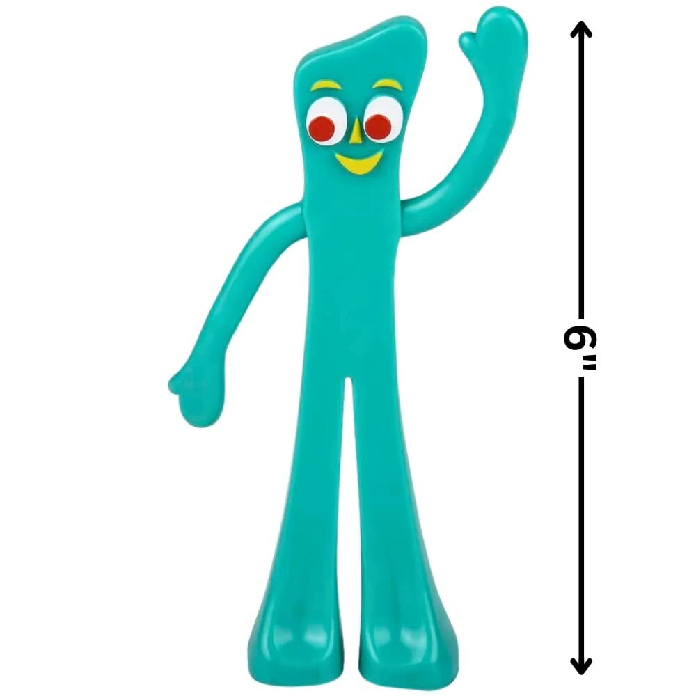 Gumby Original Bendable Figure - Nostalgic Toy, PVC Material