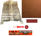 <!--F#f_0-->HOLDEN FB EK MANUAL TRANS SEDAN FRONT & REAR MOULDED DARK GINGER PLUSH CARPET<!--F/-->