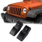 Locking Hood Latch Catch & Bracket Stainless Steel For Jeep Wrangler 07-26 JK JL