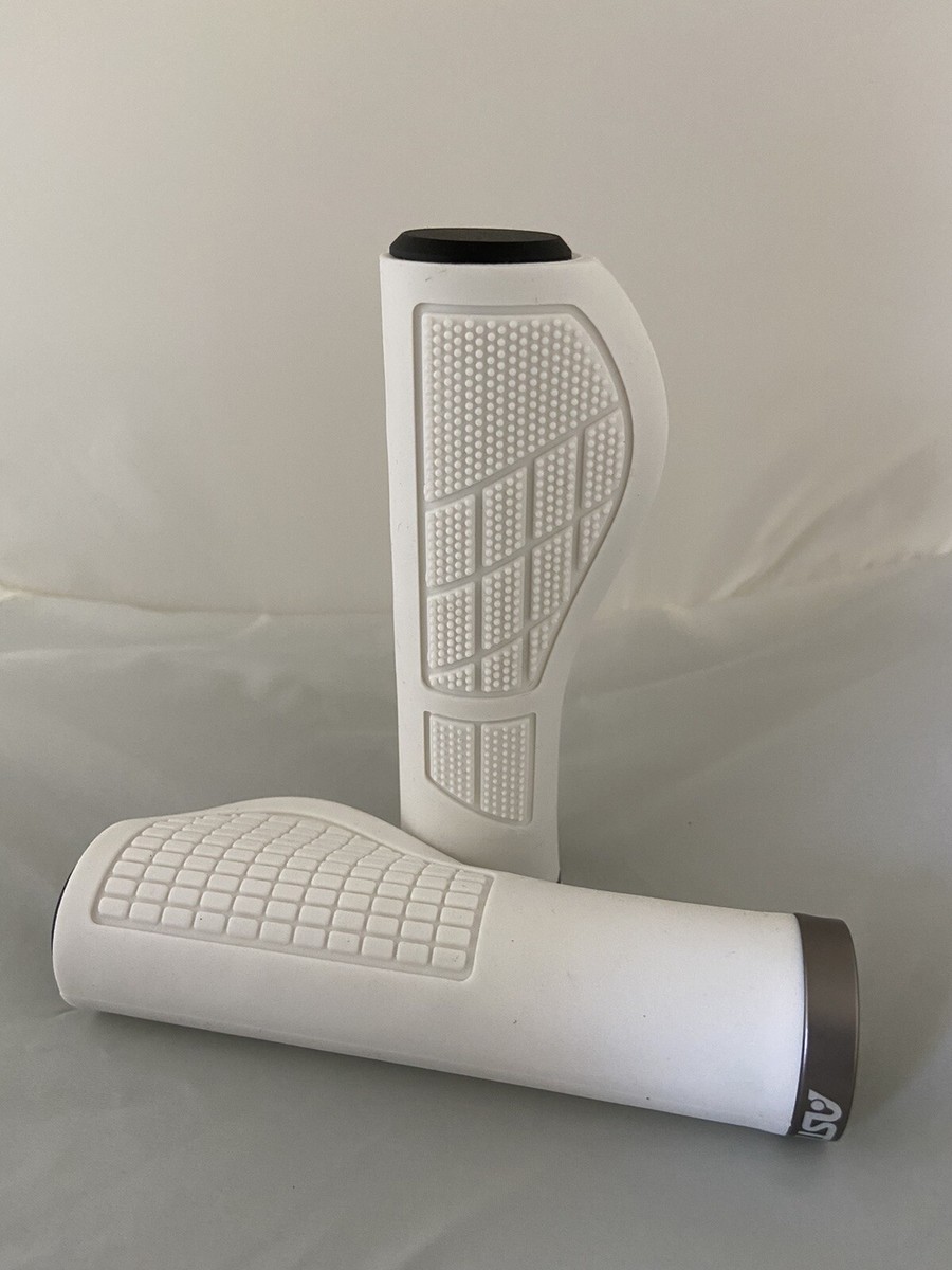 Manopole Bici Asti Shorex Ergon – Ergonomiche Comfort Bianche Per MTB E BMX