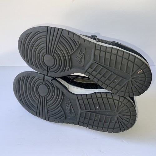 NIKE 6.0 Skateboard SB Dunk Low Black Gray Suede Men’s 10.5 2007 314142-005 - Picture 6 of 8