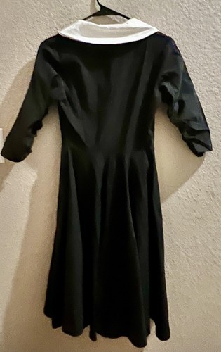 Retro 1950's Swing Dress by Gown Town Small Womens Modest Vintage Fit & Flare - Picture 5 of 5