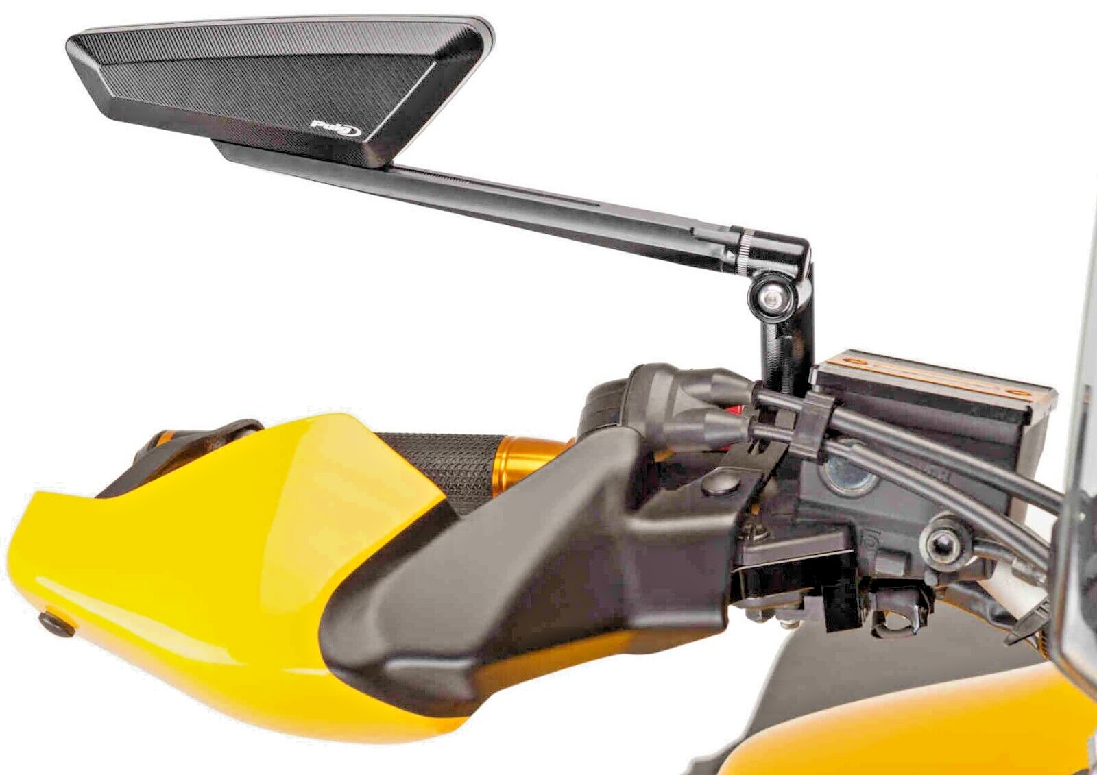 Puig 9883N Hypernaked Right Rear View Mirror, Black