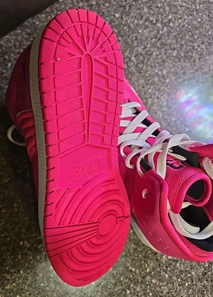 Nike Air Jordan Flight 4 Basketball Shoes Pink 820183-609 Size 9Y - Image 4 of 4