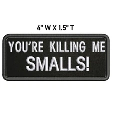 The Sandlot You're Killing Me Smalls! Embroidered Patch Hook & Loop Applique
