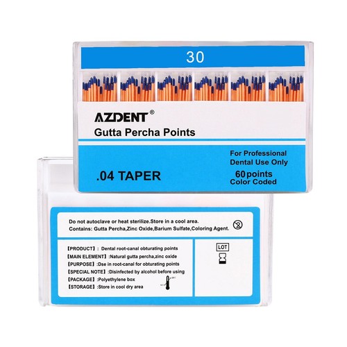 AZDENT Dental Endo Root Canal Gutta Percha Points/Absorbent Paper Points - Picture 99 of 286
