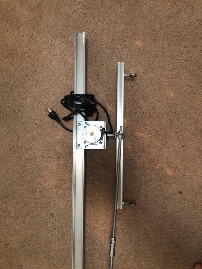 Used Intellidrive 3.5 Moving Light Rail Kit: Motor, Rail, 2nd Grow Light Mover