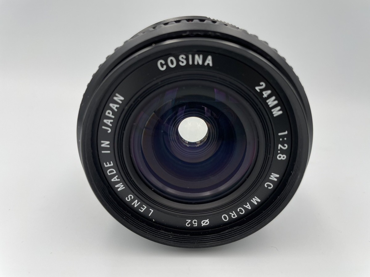 ✨美品✨ COSINA 24mm F2.8 マクロレンズ Near MINT] Cosina 24mm F2.8 MC Macro Wide Angle MF Lens